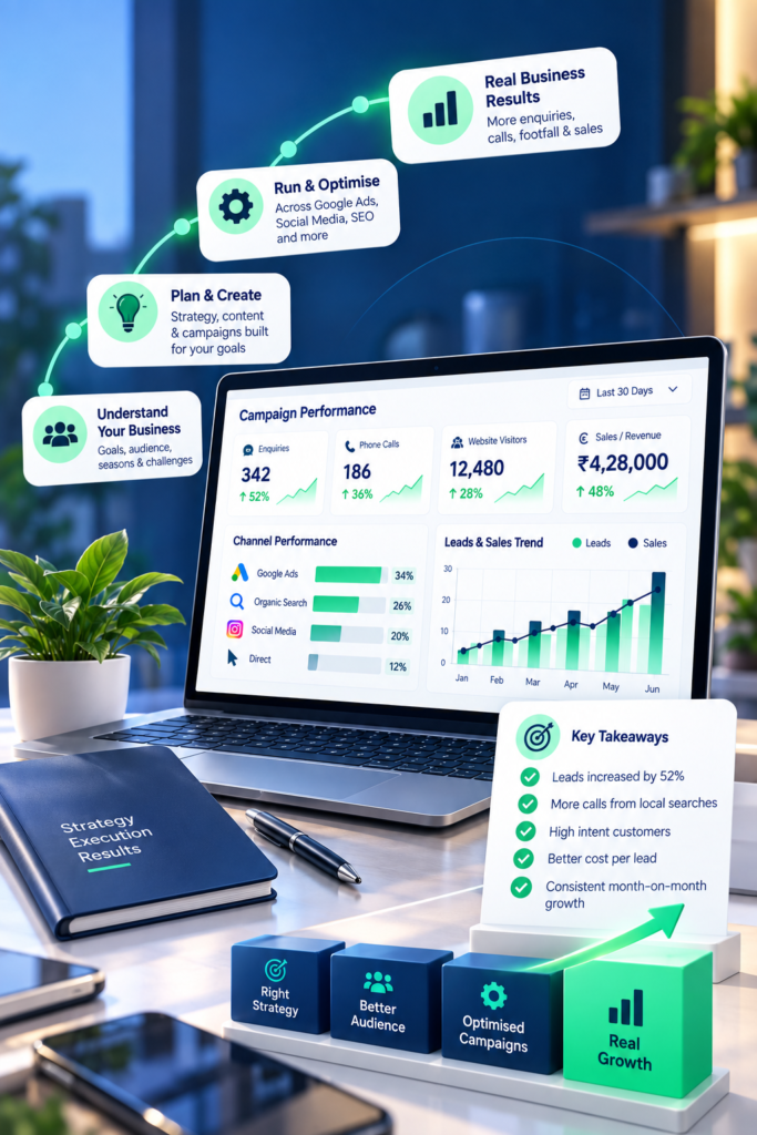 Growth-focused digital marketing for Ahmedabad businesses
